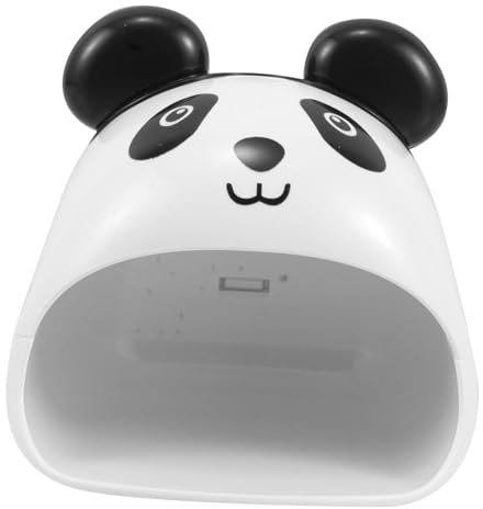Ipetboom Nail Art Baking Lamp USB Mini Portable Nail Dryer Gel Polish Lamp for Finger Use Cute Panda Design