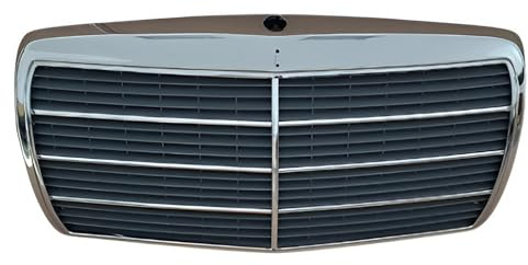 Adecuado para Mercedes W123 S123 C123 Parrilla Rejilla de Radiador Parrilla delantera Cromada