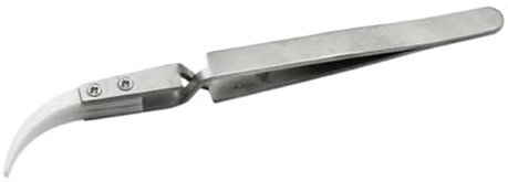 Pincettes À Souder Électroniques À Pointe Droite En Céramique, Pincettes En Céramique À Mandrin De Précision À Acide Inversé