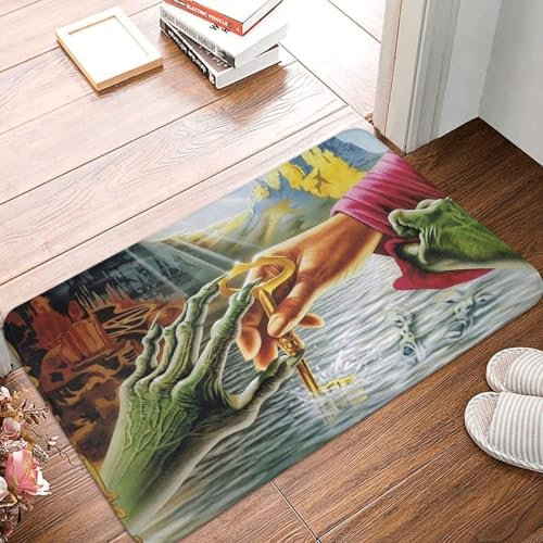 OOAHJEID Zerbino Helloween Keeper Of The Seven Keys Part II Album 1988 Tappetino antiscivolo