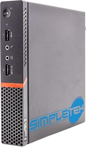 SIMPLETEK - Mini PC avec processeur i5 de 6e génération, 64 Go de RAM, SSD de 240 Go | Windows 11 Professionnel | Mini Ordinateur de Bureau | 2 Ports DisplayPort (reconditionné)