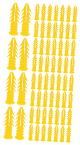 DIYEAH 200 Pezzi in Plastica per Cartongesso Ancoraggi Espandibili per Pareti Vuote Fissaggi Resistenti per Mobili e Decorazioni per Carichi Pesanti