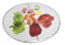 Hero24 Grillrost Edelstahl 44,5cm Alles in 5mm ! für 45,46,47cm Kugelgrill passt auch für Weber und viele mehr