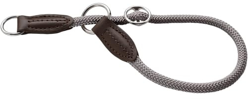 HUNTER Freestyle träningshalsband med stoppring, 40/8 cm, Grå