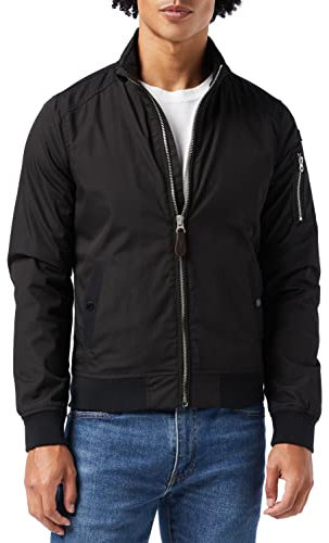 Schott NYC Kenny Blouson Homme Noir (Black Black) Medium (Taille Fabricant: M) Lot de