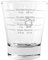 EDESIA ESPRESS - bicchiere dosatore per macchine caffè espresso - con tacche in bianco - 85ml