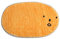Badezimmerteppich Schwarz Orange Badematte Flauschig Mikrofaser Badvorleger rutschfest Duschvorleger Schnelltrocknend Badteppich Waschbar Duschvorleger Verdicken Badematten Badmatte 50x80cm