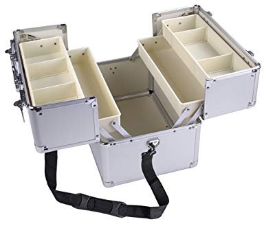 CHFYIJYHM Boîte de premiers secours familiale, coffre à pharmacie portable, armoires à pharmacie, boîte de premiers secours portable, boîte verrouillable en alliage d'aluminium avec bandoulière réglab