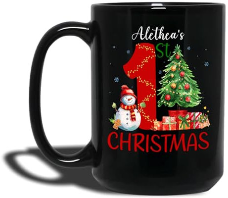 Il Primo Natale Del Bambino Tazza Colazione 330 ml Morning Cup Con Manico Tazza In Porcellana Multicolore Tazze Regalo Carino Per Regali Di Compleanno Festa Della Mamma Natale Regalo