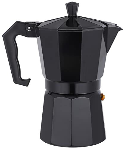 MAGICLULU Caffettiera in Alluminio Da 6 Tazze Per Fornello Per Cucinare Alimenti Leggera E Facile Da Usare