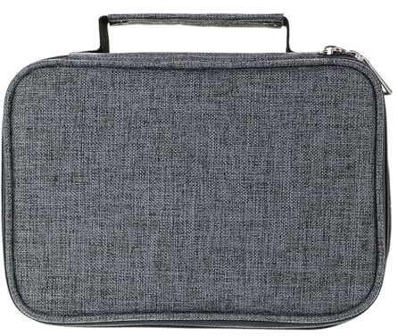 SUMTree 72 Slots Trousse à Crayons de Couleur Multifonction Sac de Crayons étui à Crayons pour lécole et Le Bureau (Gris)