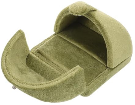 VANZACK Scatola Porta-anello Di Fidanzamento: Originale Espositore Per Anelli Con Doppia Apertura E Singolo Slot Per Organizzare Gioielli Decorativi Per La Proposta Di Matrimonio.