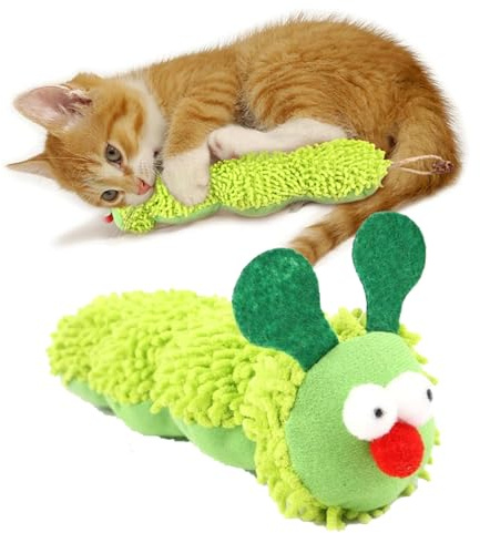 PcvGef Katzenminze, Interaktives Spielzeug für Katzen, Katzenminze Kissen, Spielzeug für Katzen zur Zahnpflege, Weiches und Langlebiges Katzenspielzeug