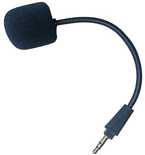 Tmboryuu Asta staccabile del microfono del microfono di 3.5mm della sostituzione con il manicotto della spugna di cancellazione del rumore per la riparazione