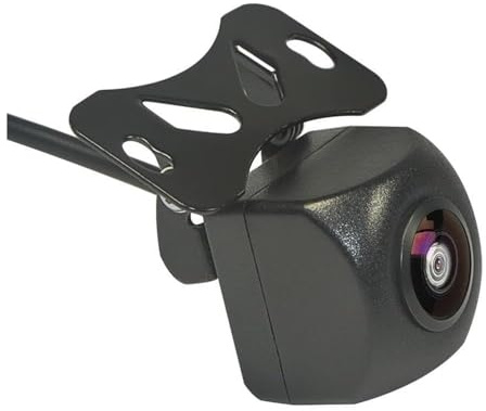 PTGZGFNPAM Caméra Recul Universelle Super Nocturne pour Véhicule Lentille Fisheye Noire Inversée Étanche RCA CVBS Caméra Recul Grand Angle Poignée Coffre Voiture Caméra Recul