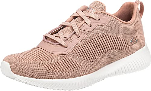 Skechers Women's Squad Tough Talk Sandal, Nude, 3.5 UK