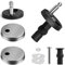 2 pz Cerniera Sedile WC Cerniera Sedile Sedile in Acciaio Inox con Viti per Fissaggio Sedile WC