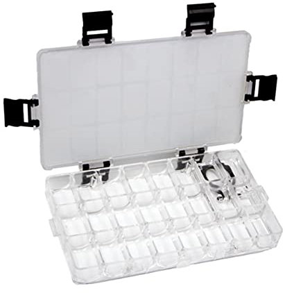 Anlayliay Paint Storage Palette Box, 24- Airtight Palette Case Stay Wet for Watercolor, Gouache, Acrylic and Oil Paint