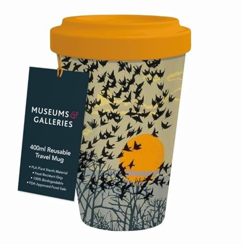Museums & Galleries 400ml Reusable Travel Mug - Aerial Manoeuvres Scenic Design - Sustainable Kitchenware Gift Idea