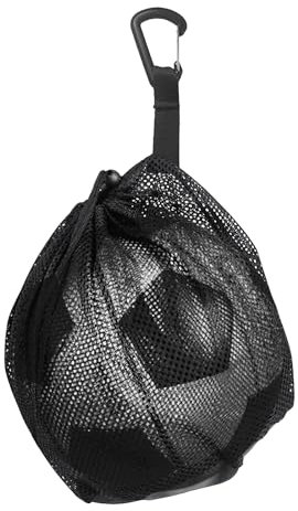 KRISFD Ballsack, Rucksack Tragbare Ballnetz, Ballnetz 1 Ball Basketball Tasche, Basketball Bag Mit Kordelzug, mit Kordelzug Faltbar Ballnetz Net Tasche Für Fußball Tennis Kinder Erwachsene