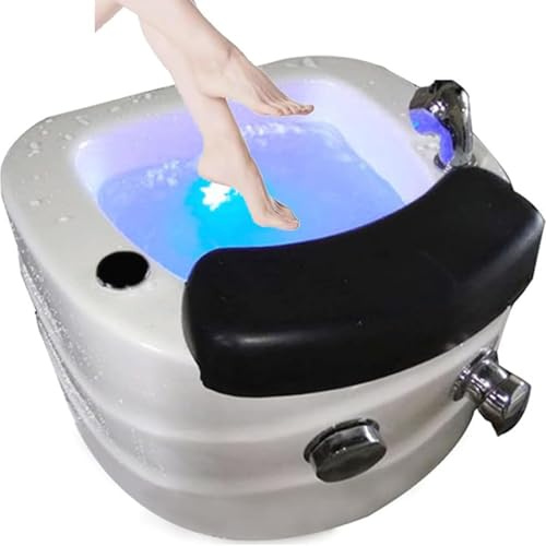 Portable Foot Spa Bathtub, Pedicure Foot Spa with Massage Function, Salon Quality Foot Bath and Shower Sink, 220V Electric Foot Spa for Home and Professional Use