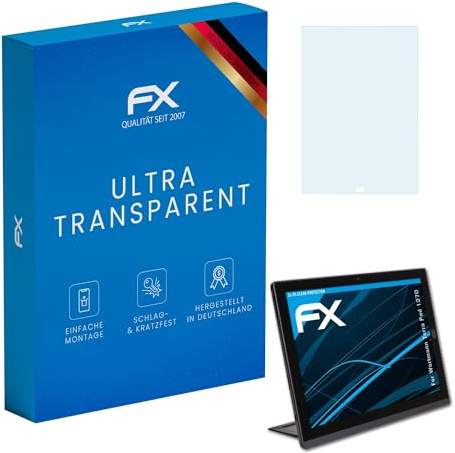 atFoliX Film Protection d'écran compatible avec Wortmann Terra Pad 1270 Protecteur d'écran, ultra-clair FX Écran protecteur (2X)