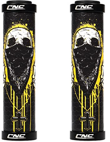 CNCLOL Silicone MTB Grips,22mm Handlebar Grips, Gel Handle grips For BMX/Bicycle/ebike Cycling Bike grips.
