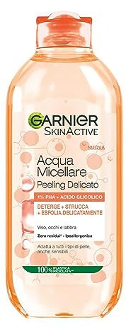 Garnier SkinActive Acqua Micellare Gel Purificante con Carbone, Detergente e Opacizzante, Per Tutti i Tipi di Pelle, Senza Risciacquo, Formula Vegana, 400 ml