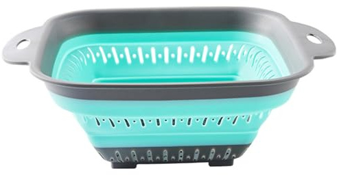 COMFOLIVING Passoire pliable, passoire pour cuisine, panier de filtre pliable | Outil de nettoyage d'aide de cuisine pour la maison, restaurant, passoire pour épinards, feuilles de salade
