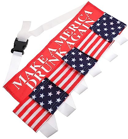 MAGICLULU Cintura Porta-bicchieri Regolabile Da 4 Pezzi Grembiule Creativo Per Bevande Tipo Cintura Porta-bicchieri Per Feste