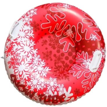 Harilla Aufblasbarer Snow Tube Schneering Winterschlitten mit Griffen Rodeln Aufblasbarer Schlitten Skischlauch für Spiele Sportparty im Freien