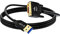 Mygatti Câble Adaptateur USB 3.0 vers DVI 1 m,Type A mâle vers DVI mâle,1080p Full HD pour TV,projecteur,Moniteur,Compatible avec Windows 11/10/8.1/8/7, MacOS, Installation du Pilote requise