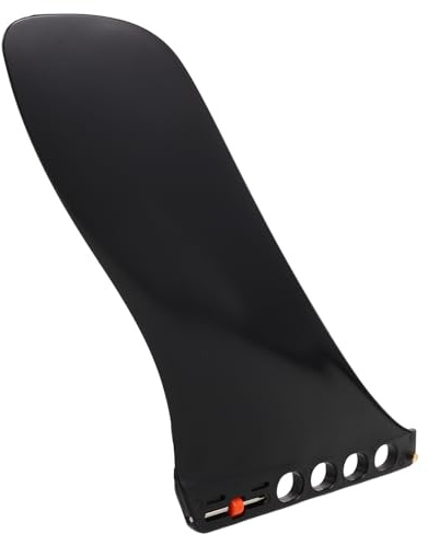 FUNOMOCYA Aileron de Surf Amovible Noir pour Paddleboard et Sup Dérive Arrière Rapide Stabilisateur de Planche pour Équilibre et Maniabilité