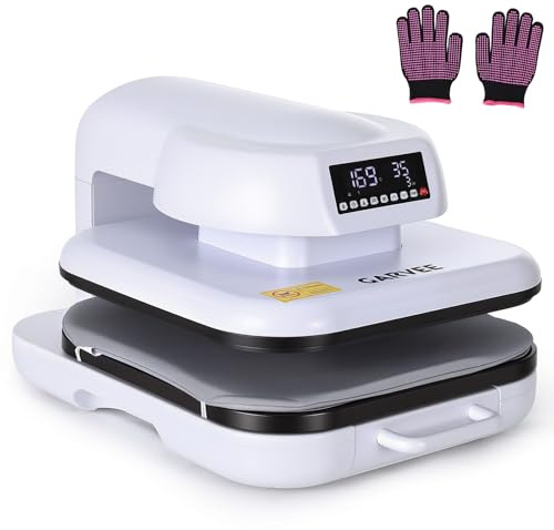 Auto Heat Press Machine, 15x15 Inch for T-Shirt Sublimation