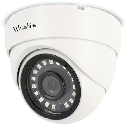 WESTSHINE 1080P Telecamera di Sorveglianza Dome Camera CCTV Impermeabile 2.0MP Impermeabile Telecamera 18 LED IR-CUT 65ft Visione Notturna