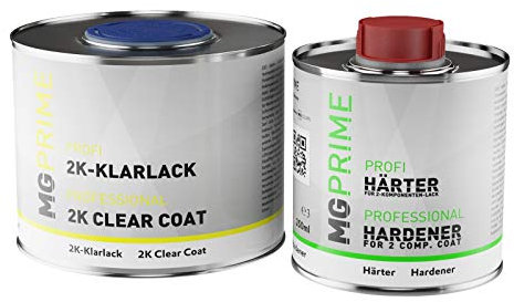 MG PRIME 0,75 Liter 2K Klarlack Autolack hochglänzend HS incl. Härter