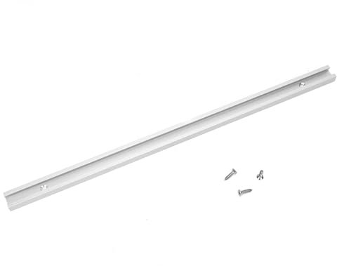 Binario per mitra con scanalatura a T in lega di alluminio, attrezzo per la lavorazione del legno con dispositivo di scorrimento non poroso(300mm)