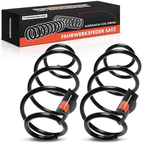 Frankberg 2x Muelles de chasis Muelles de suspensión Compatible con Clase B W242 W246 B 180 CLA Coupé C117 CLA 180 CLA 200 CLA 200 CDi/d CLA 220 CDi/d Replace# 2463242404,A2463242404