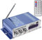 Fasizi 12V Hi-Fi Digital Stereo Audio Amplifier USB SD DVD FM Audio Stereo Radio MP3 Speaker Car Bluetooth Amplifierfor Car Boat Motorcycle -Blue