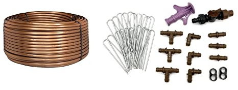 Tropfrohr Starter-Set 100 Meter XFS 33mm Tropfabstand ; 2,3l/h Tropfbewässerung Bewässerungsschlauch