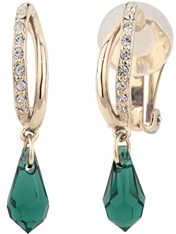 Traveller Ohrclip - Hänger - Kristalle - grün - 22kt vergoldet - 157567