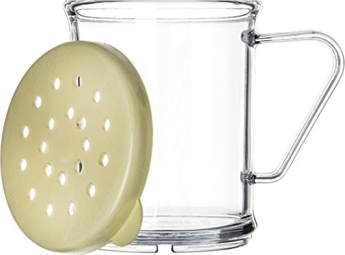 Carlisle FoodService Products Lid for Dredge, Cheese Cover for Seasoning in Commercial and Home Kitchen, 1 Count, Yellow