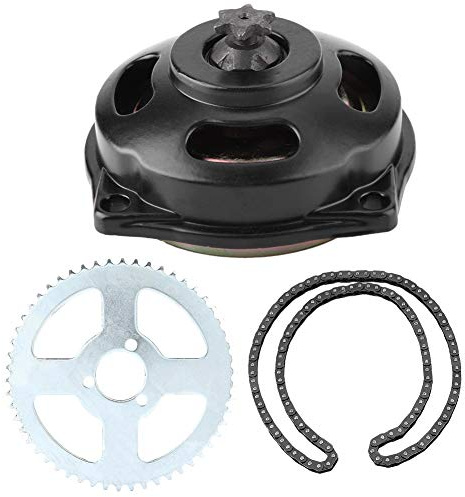 Kit de Cadena y Piñón de Motocicleta T8F con Campana de Embrague, Aleación de Aluminio para Bicicleta de Bolsillo