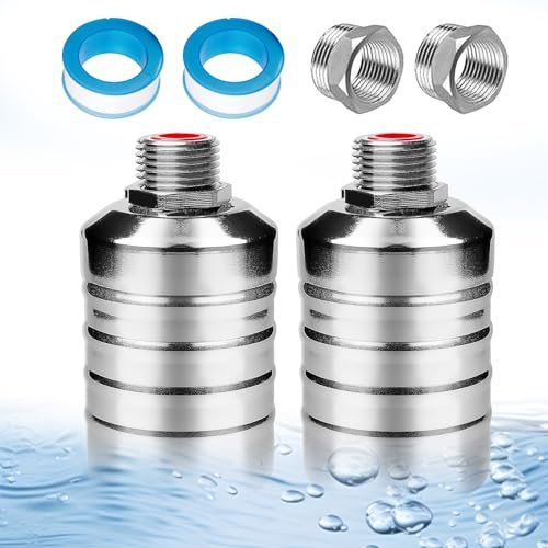 BORDEAG 2 Stück Automatisches Schwimmerventil, Schwimmerventil Für Wassertank, Automatisches Wasserspiegel, 304 Edelstahl Automatisches Schwimmerventil(Typ A (3/4 Zoll))