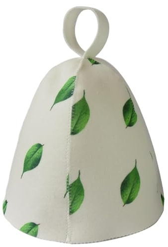 Nuyhadds Cappello sauna per uomini, cappello sauna - Tesoro addensato per doccia,per la doccia a vapore da bagno con cappello da sauna in feltro confortevole per donne per la doccia
