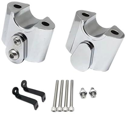 Para R18 2020 2021 2022 2023 Barra Elevadora Manillar Montaje Abrazadera Manija Adaptadores Abrazadera Elevación Montaje Elevadores Manillar Motocicleta Abrazaderas Montaje Torretas Manillar Moto