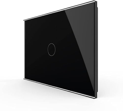 LIVOLO Interruttore Smart Touch da Parete, 1 Gang Pannello Vetro Bianco, Controllo APP e Vocale - Richiede Gateway LIVOLO, Compatibile con Google Home, Alexa, 230V