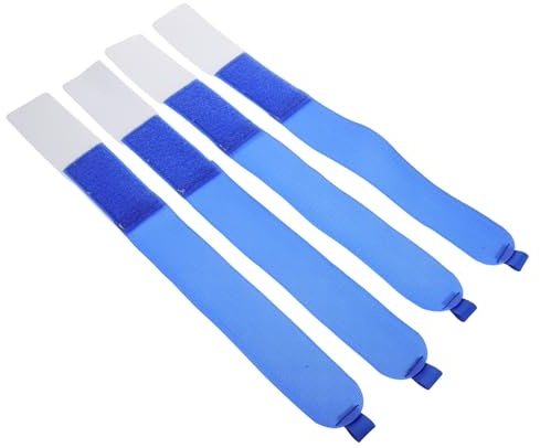 TOYZFRIENDY 4 Piezas Unidades Correas para Esquís Fuertes y Ajustables Correas de Nylon para Fijación Segura de Botas y Tablas de Snowboard para Transporte Cómodo Deportes de Invierno