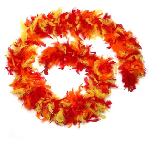 LZPCarra Foulard per bambini con nome, 2 yards, 60 g, per fai da te, artigianato, danza, matrimonio, costume di Halloween, decorazione piuma, mussola, foulard per ragazze, Colore: arancione., XXL