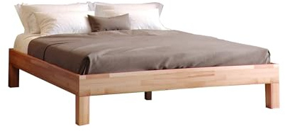 Krok Wood Massivholzbett Jana in Buche (100 x 200 cm)